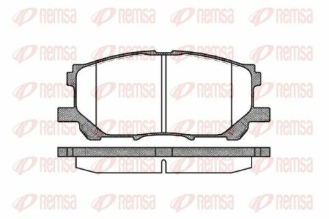 LEXUS Гальмівні колодки дискові RX300 03-