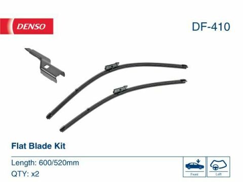 Комплект стеклоочистителей flat blade kit