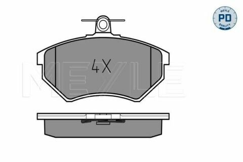 Колодки тормозные (передние) VW Caddy -03