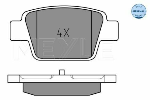 Колодки тормозные (задние) Alfa Romeo Mito/Fiat Bravo II/Stilo/Lancia Delta III 99-