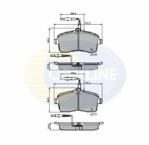 CBP11250 Comline - Тормозные колодки для дисков