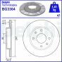 Диск гальмівній передній xsara 97-,peugeot 206 98-, фото 1 - інтерент-магазин Auto-Mechanic