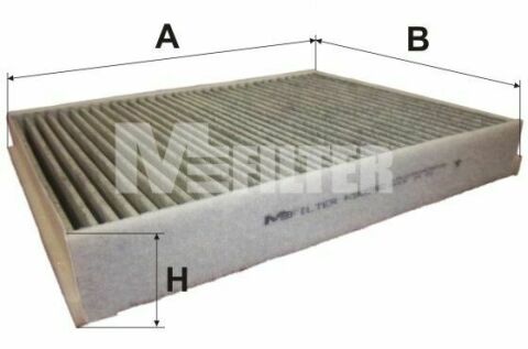 Фільтр салону Ford C-Max II/Focus III/Kuga/Volvo V40 10- (вугільний)