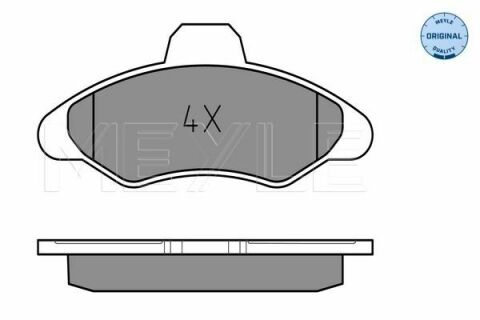 Колодки гальмівні (передні) Ford Escort IV/V/VI/VII/Orion III 90-