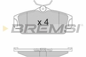 Гальмівні колодки пер. Nissan Almera 00-/Primera 91-02 (TRW)