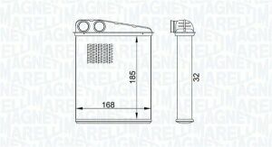 Радіатор опалення mini 06-, db w169/b245