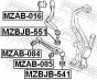 Сайлентблок переднего рычага (снизу) Mazda 6 02-07, фото 2 - интернет-магазин Auto-Mechanic