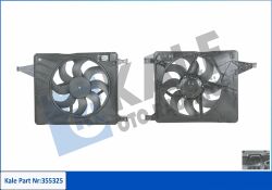 KALE NISSAN Вентилятор охлаждения Qashqai 1.5dCi/2.0 07- KALE NISSAN Вентилятор охлаждения Qashqai 1.5dCi/2.0 07-