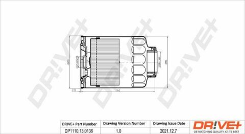 DP1110.13.0136 Drive+ - Фильтр топлива