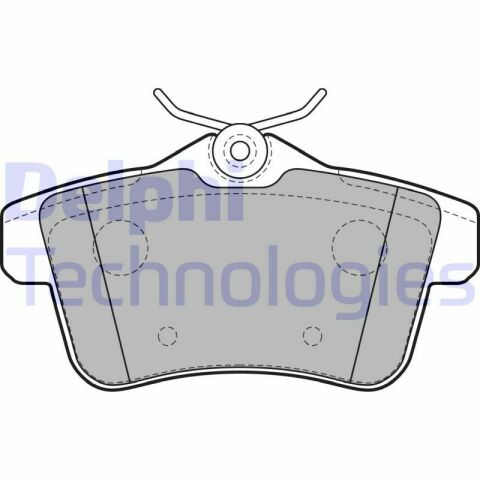 Колодки гальмівні (задні) Citroen C4/Peugeot 308/508 09- (TRW)