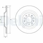 Диск тормозной задний Jeep Cherokee -18