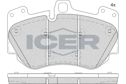 Колодки гальмівні (передні) Audi A4 06-15/A5 10-17/A8 02-10/Q3 19-/R8 07-/VW Phaeton 05-16