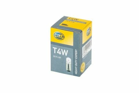 HELLA T4W Heavy Duty 24V 4W  Автолампа