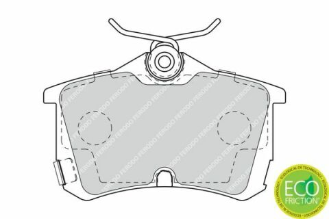 Колодки тормозные задние Honda Accord 98-08 (TRW)