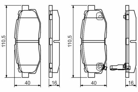 Колодки тормозные (задние) Subaru Forester 13-