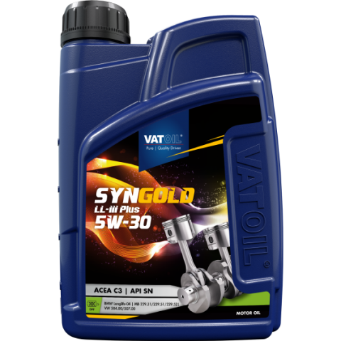Моторна олива Vatoil SynGold LL-III Plus 5W-30, 1 літр Моторна олива Vatoil SynGold LL-III Plus 5W-30, 1 літр