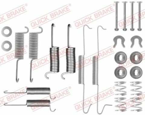 Комплект пружинок колодок ручника VW T3-91 (VAG)