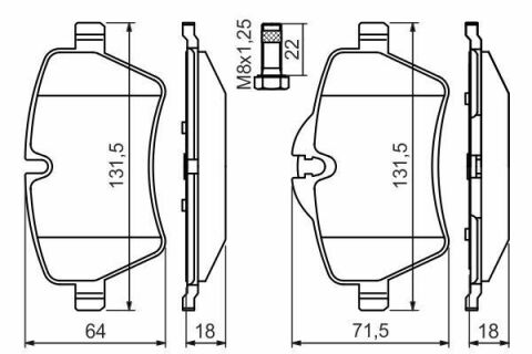 Колодки гальмові передні MINI