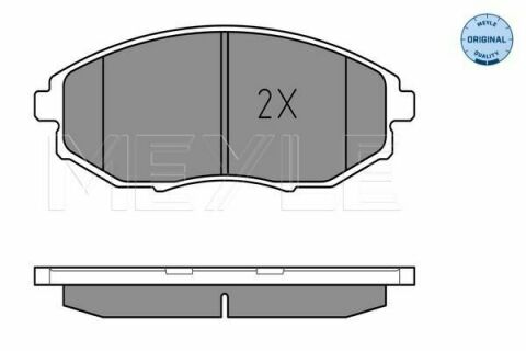 Колодки тормозные (передние) Chevrolet Epica 2.0-2.5D 05-