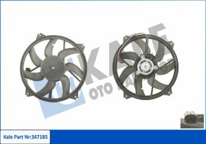 CITROEN Вентилятор радиатора Berlingo,C4 Grand Picasso,C4 II,DS4/5,Peugeot 307/308/408/5008,Partner 1.6HDI