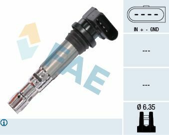 Котушка запалювання VW Caddy III 1.4 04-10 Котушка запалювання VW Caddy III 1.4 04-10