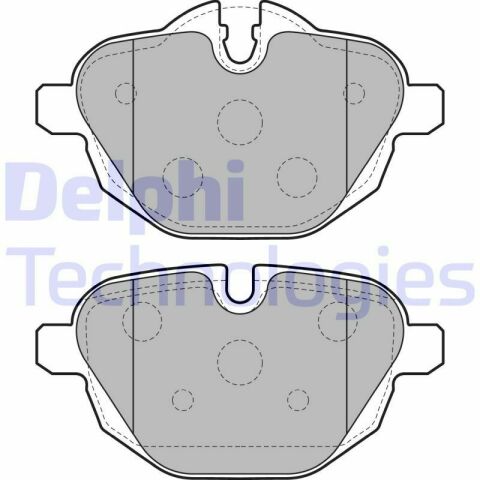 Колодки тормозные (задние) BMW 5 (F10/F11)/X3 (F25) 10-17 B47/N20/N47/N55/N57/N63