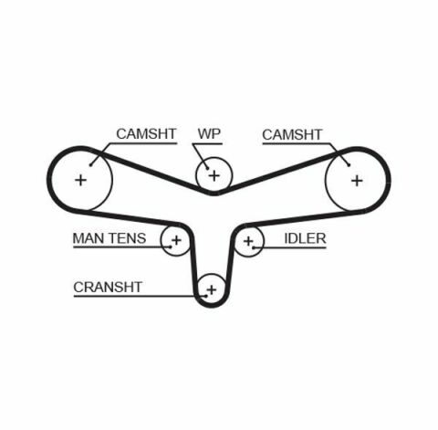 Комплект ГРМ VW Passat/Audi A4/A6/A8 2.5TDI 97-06 (30x207z/24x87z)