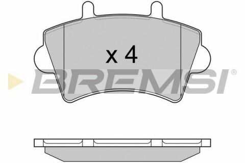 Тормозные колодки пер. Master/Movano 00- (R16)