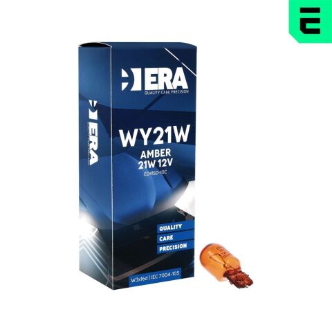 Автомобільна лампа WY21W 12V 21W W3X16d AMBER GLASS