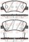 Комплект гальмівних накладок, дискове гальмо, фото 1 - интернет-магазин Auto-Mechanic