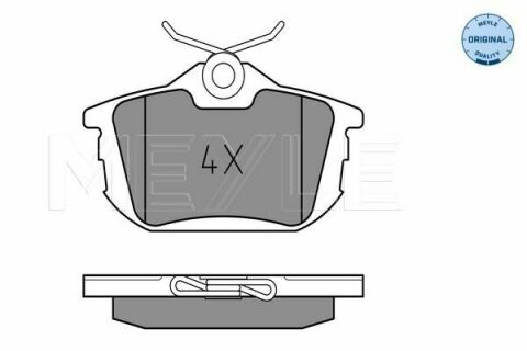 Колодки тормозные (задние) Mitsubishi Carisma/Colt/Space Star/Volvo S40 95-12 (с датчиками) (TRW)