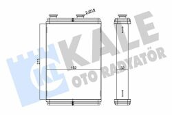 Радіатор опалення Fiat Doblo, Idea, Punto, Lancia Радіатор опалення Fiat Doblo, Idea, Punto, Lancia