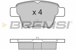 Гальмівні колодки зад. Peugeot 207/307/Citroen C4 06- (Bosch)