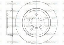 Гальмівний диск зад. Ford C-MAX/Focus II 04- (280x11)