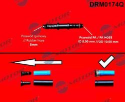Штуцер d1  8mm, d2  8/10mm