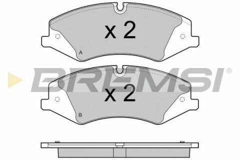 Гальмівні колодки пер. Land Rover Discovery 09- (TRW)