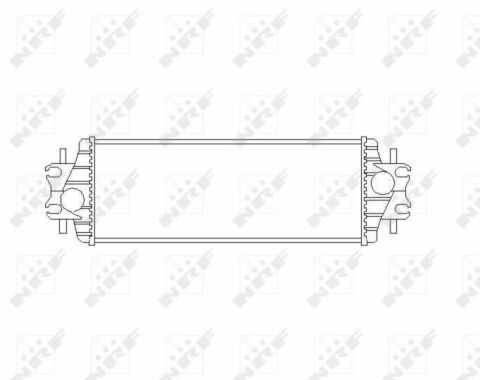 Радіатор інтеркулера Renault Trafic 1.9/2.5dCi 01-