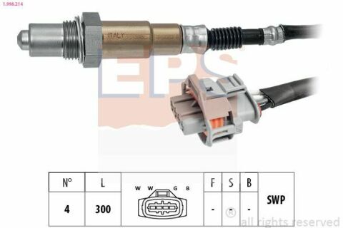 EPS OPEL Лямбда-зонд (4 конт.) 1,4/1,6: Astra G, Corsa C, Combo Tour, Vectra C, Zafira