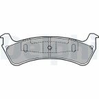 Колодки гальмівні дисківі задні explorer 91-.