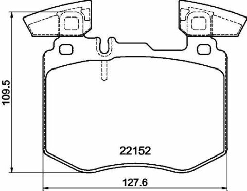 Колодки тормозные передние x253, c253