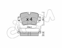 Колодки тормозные задние F-Type 12- JAGUAR Колодки тормозные задние F-Type 12- JAGUAR