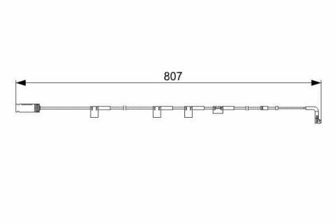 Датчик износа тормозных колодок (передних) Mini (R56)/Clubman (R55) 06-14 (805mm)