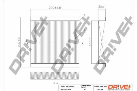 DP1110.12.0079 Drive+ - Фільтр салону