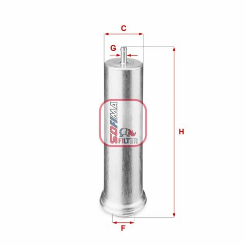 Фільтр паливний BMW 5 (E60/F10/F11) 2.0-3.0D 04-/X5(F15/F85) 2.0-3.0 D 13-