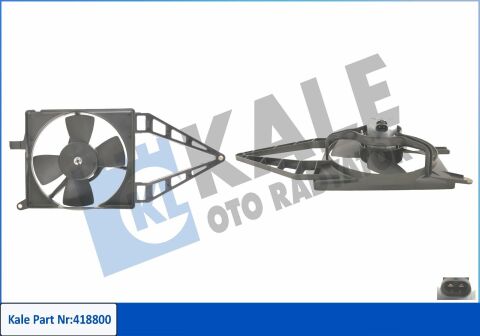 KALE OPEL Вентилятор радиатора Combo,Corsa B 1.2/1.6 93-