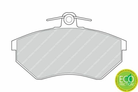 Тормозные колодки перед. Caddy II >9.96/Passat B4/Audi 80