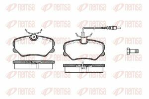 Тормозные колодки перед. PEUGEOT 306, 405 1,6-2,0 92-97