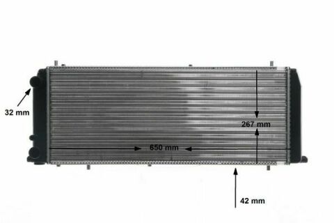 Радиатор охлаждения Audi 100 1.6-2.0 76-90