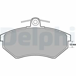 Тормозные колодки передние Passat 88-VW Тормозные колодки передние Passat 88-VW