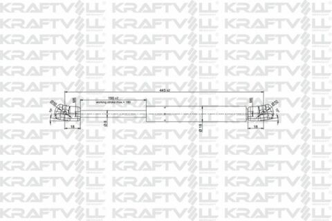 FORD Амортизатор багажника KA 97-